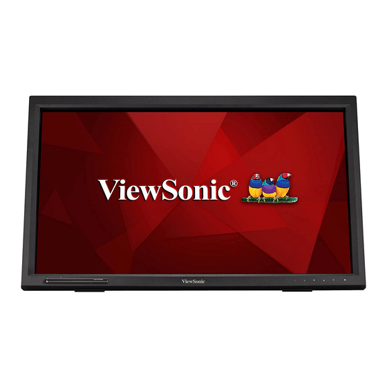ViewSonic TD2423 User Manual