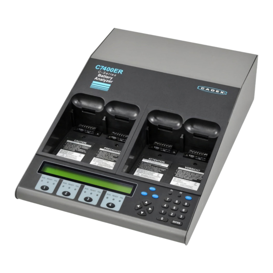 Cadex Electronic C7000-C Series User Manual