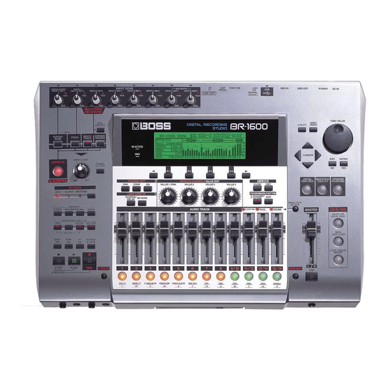 Boss BR-1600CD Reference Manual
