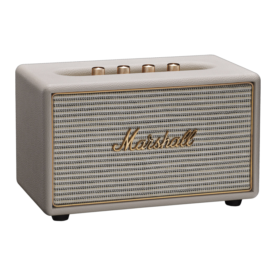 Marshall Acton Multi-Room - Speaker Manual