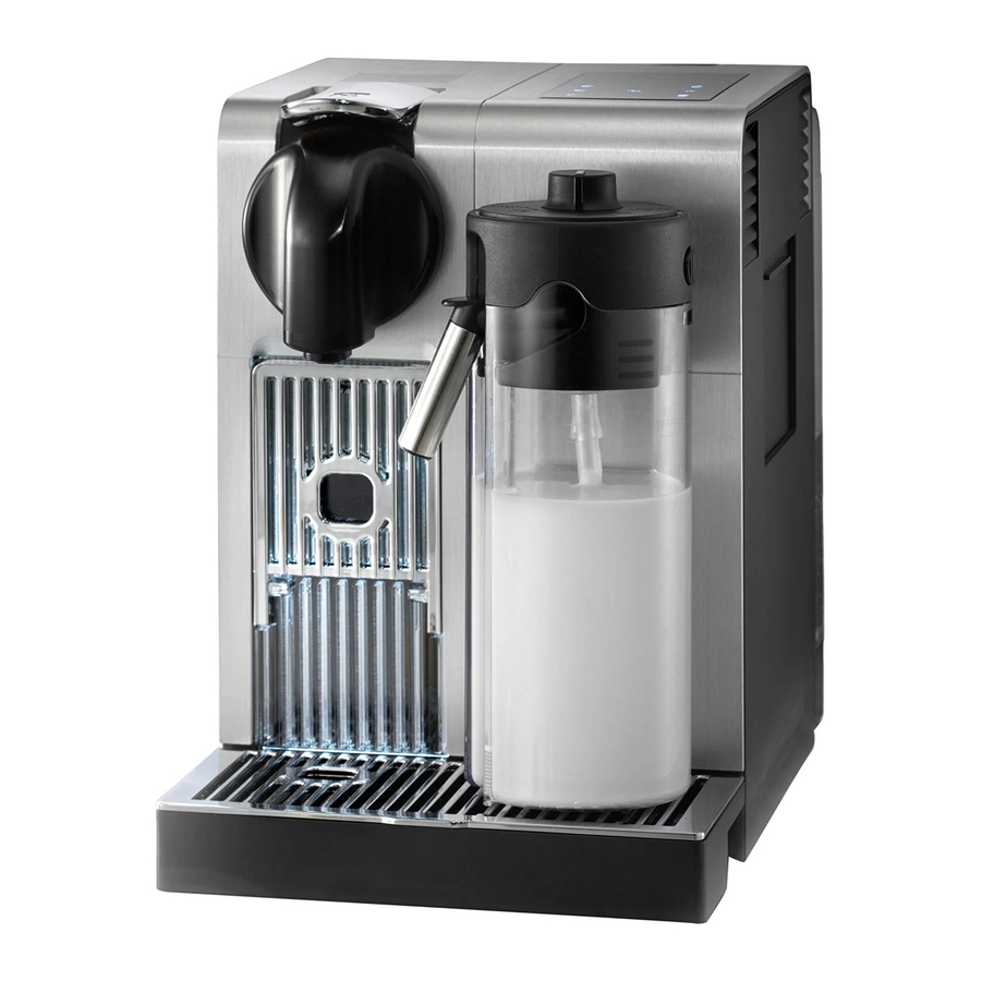 DeLonghi NESPRESSO Lattissima Pro Manual