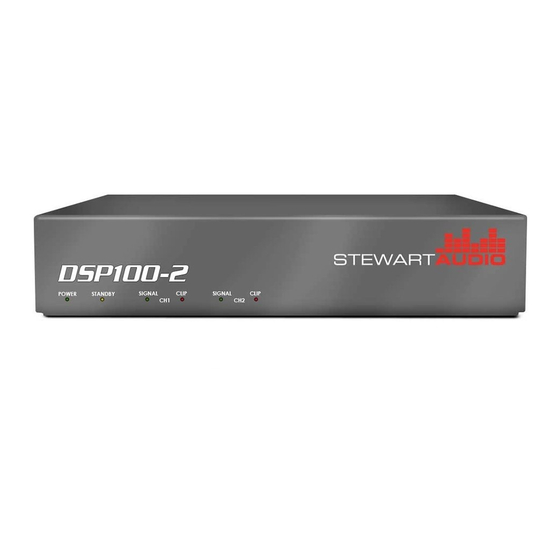 Stewart Audio DSP100 series Owner's Manual