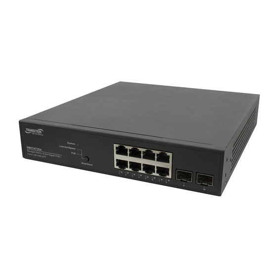 Transition Networks SM8TAT2SA Web User Manual