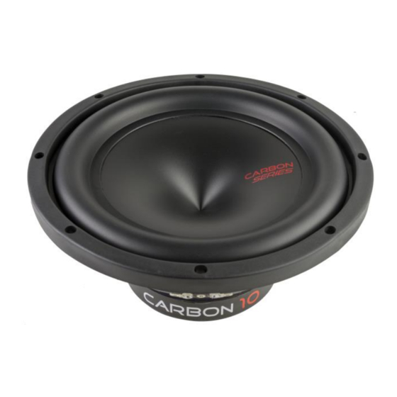 Audio System Carbon 12 User Manual