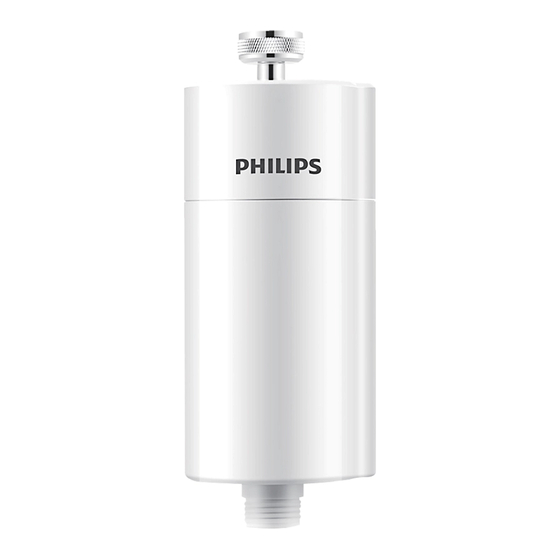 Philips AWP1775 Shower Filter Manuals