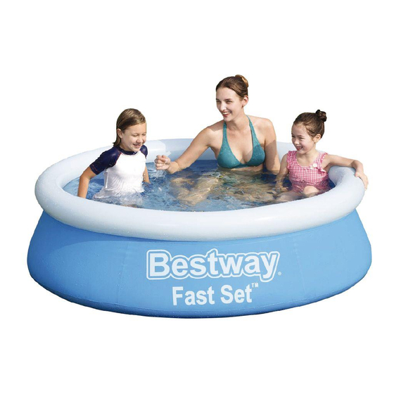 Bestway Fast Set 57392 Above Ground Pool Manuals