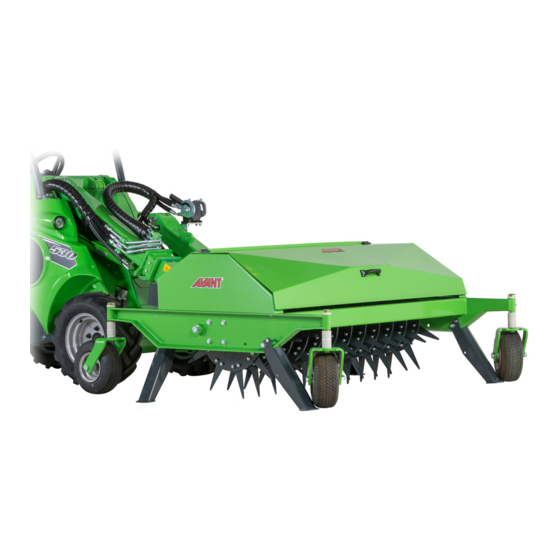 AVANT A424201 Operator's Manual For Attachment