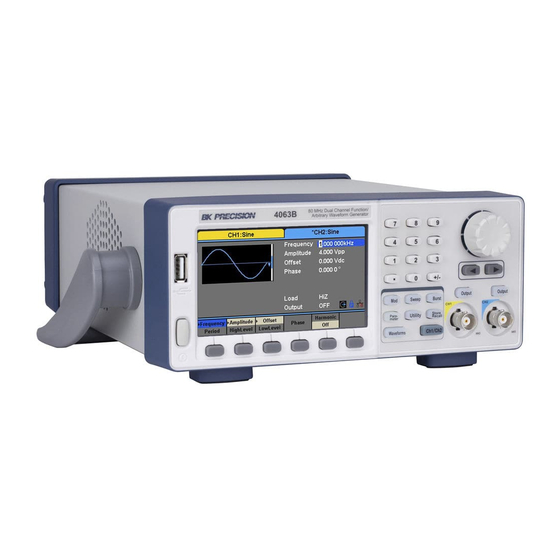 BK Precision 4060B Series Programming Manual