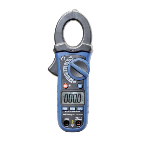 multicomp pro MP760861 Quick Start Manual
