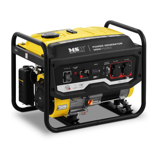 MSW Motor Technics MSW-PG2200 User Manual