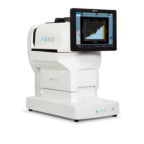 Essilor Instruments AKR 800 User Manual