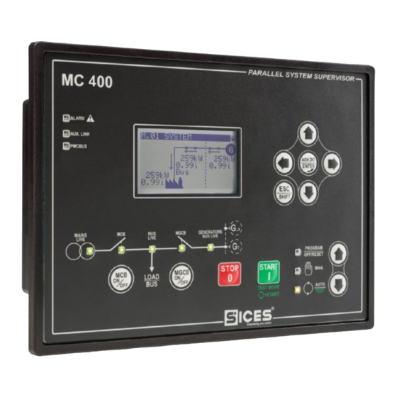 Sices MC400 Installation Manual