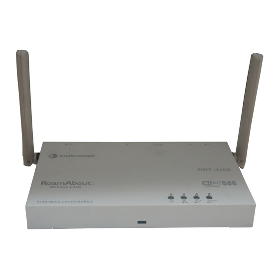 Enterasys RoamAbout RBT-4102 Installation Manual