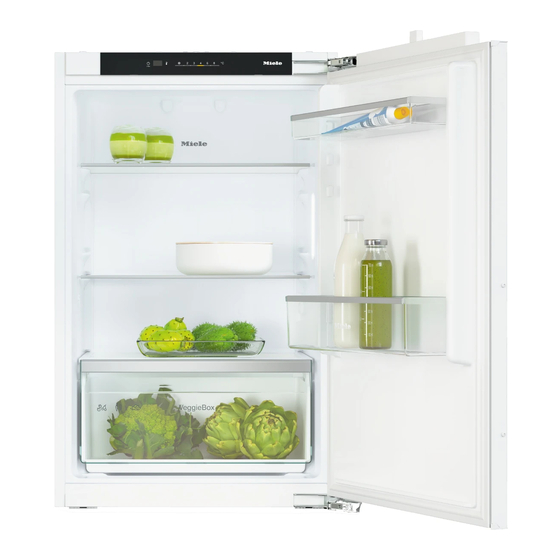 Miele K 7115 E Operating Instructions Manual