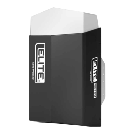 Elite MG750 User Manual