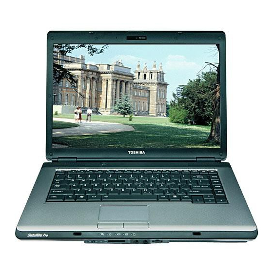 Toshiba Satellite Pro L300D User Manual
