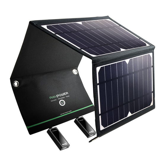 Ravpower RP-PC008 Solar Charger 16W Manuals