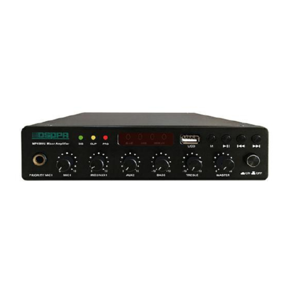 DSPPA MP9312U User Manual