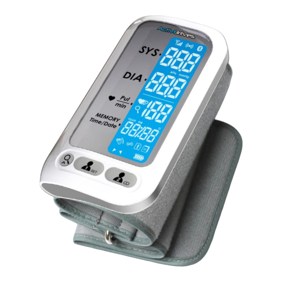 Activ8rlives Blood Pressure Monitor Manual