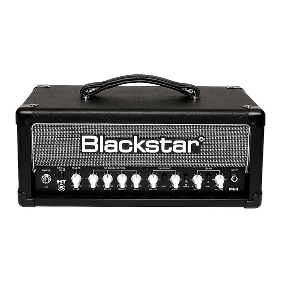 Blackstar HT-5 Tube Guitar Amp Manuals