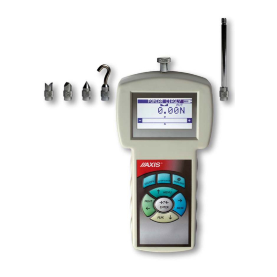 Axis FA Series Operation Manual