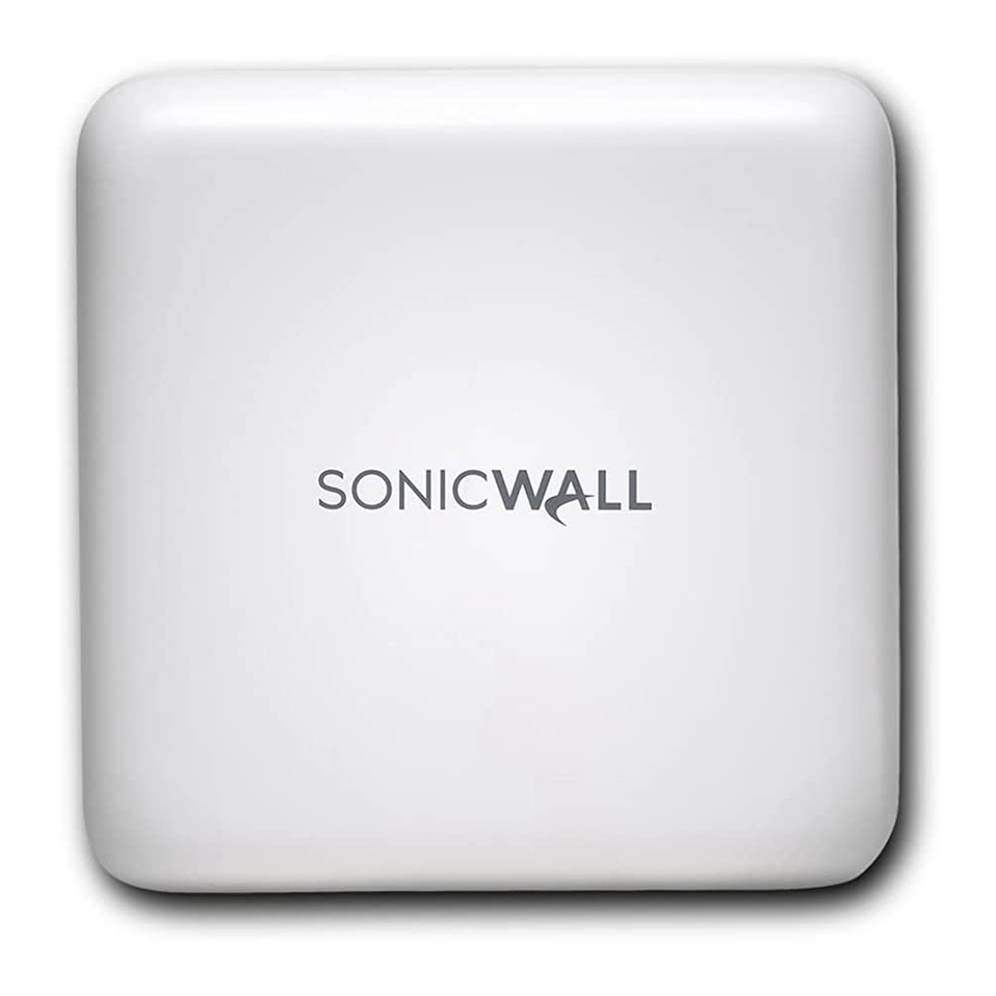 SonicWALL SonicWave 681 Manuals