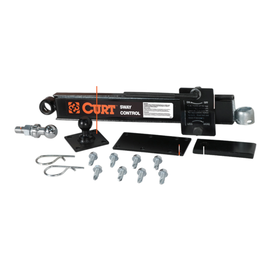 curt SWAY CONTROL Instruction Manual