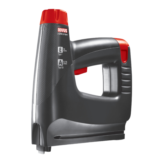 Novus J-214 Li-Ion Manual