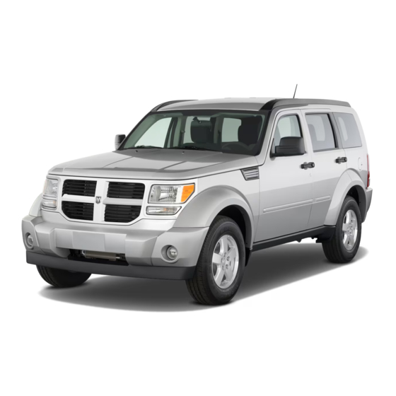 Dodge 2010 Nitro Owner's Manual