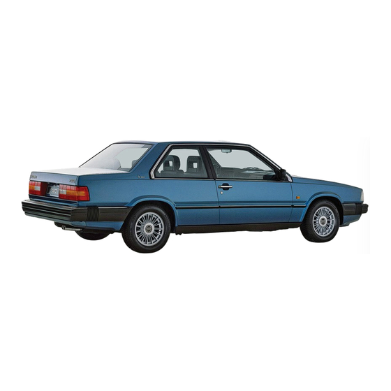 Volvo 780 Owner's Manual