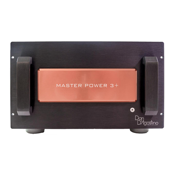 Dan D'Agostino MasterPower 3+ User Manual