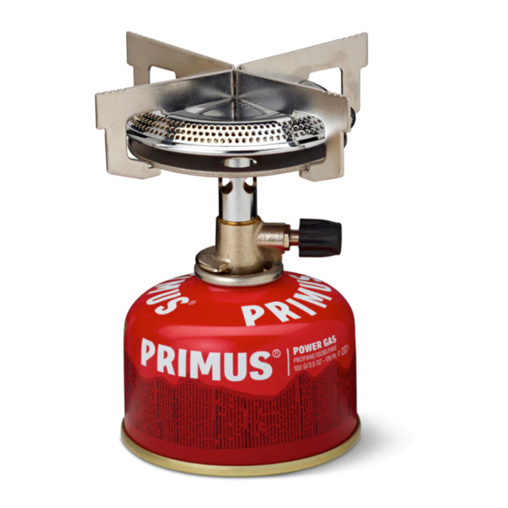 Primus ClassicTrail Stove Instructions For Use