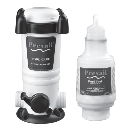King Technology Prevail Cycler 170 Instruction Manual