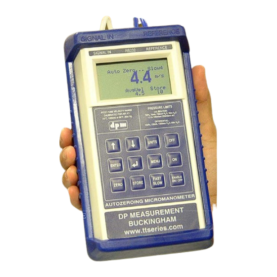 DPM TT Series Operating Manual