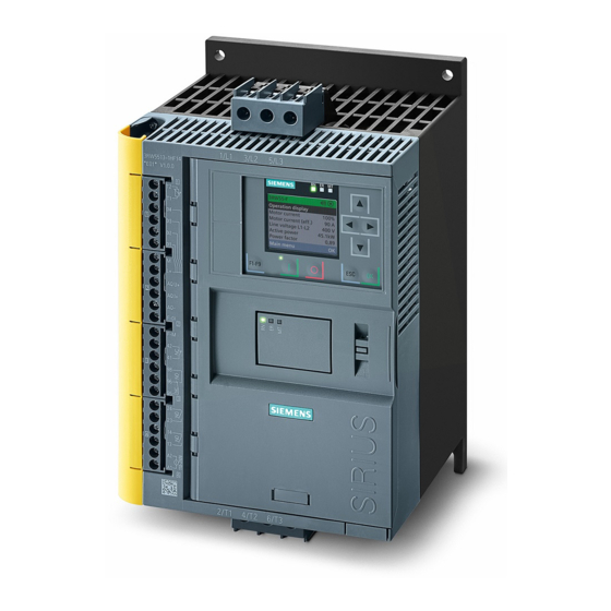 Siemens SIRIUS 3RW5 PROFIBUS Equipment Manual