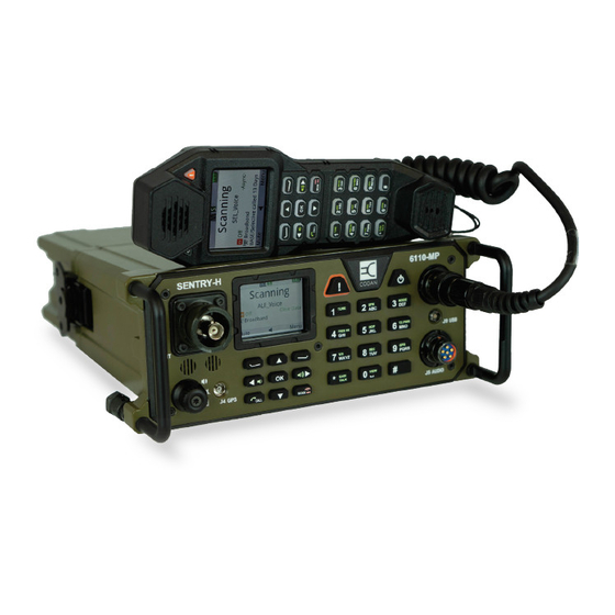 Codan SENTRY-H 6110-MP Quick Reference Card