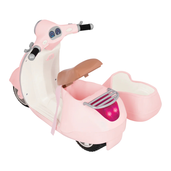 Our Generation OG Ride Along Scooter BD37389Z Instructions
