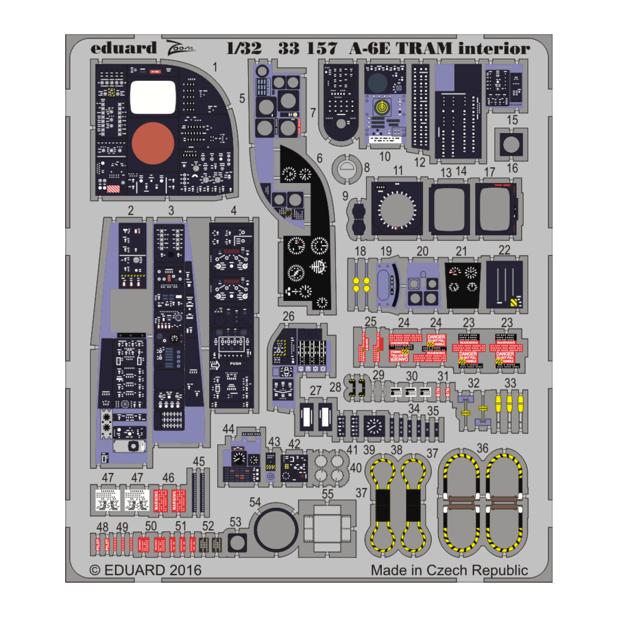 Eduard A-6E TRAM interior Manual