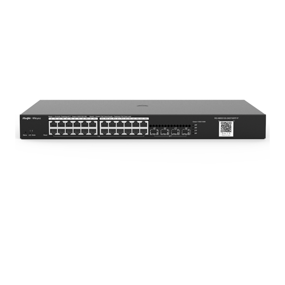Ruijie RG-NBS Series Web-Based Configuration Manual