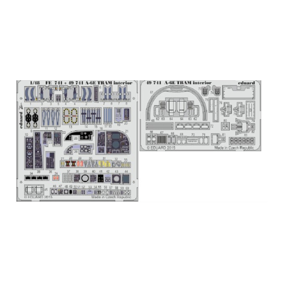 Eduard A-6E TRAM interior Quick Start Manual