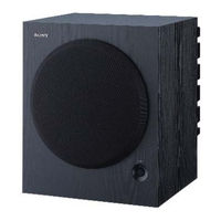 Sony SA WM500 - 150 Watt Active Subwoofer Specification Sheet