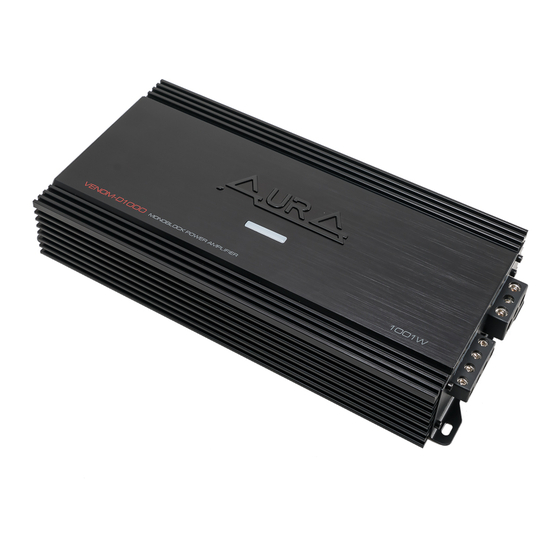 Aura VENOM-D1000 Owner's Manual
