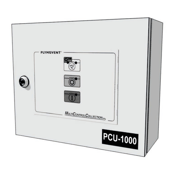 Plymovent PCU-1000 User Manual