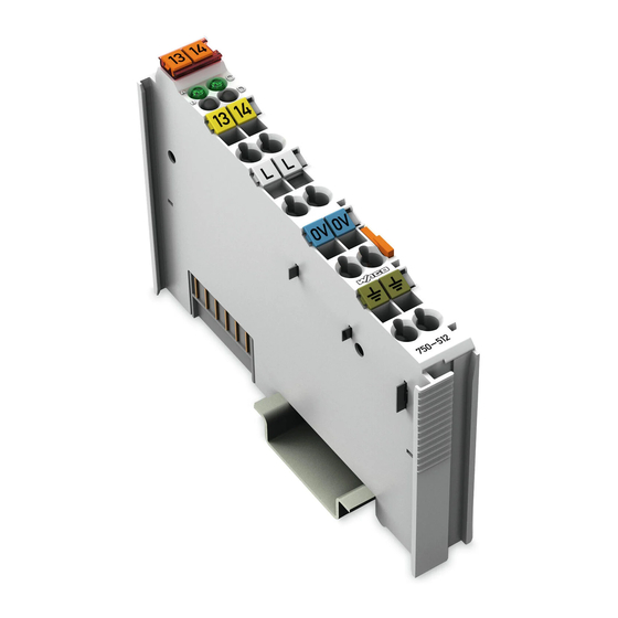 WAGO 750-512 Manual