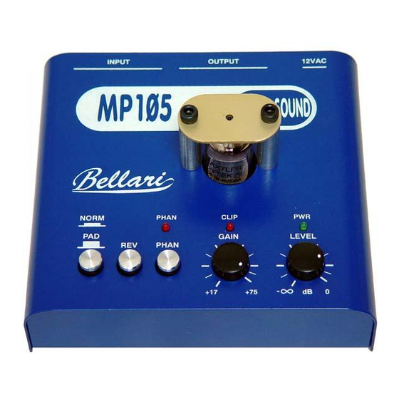 Rolls MP105 ROUND SOUND Owner's Manual