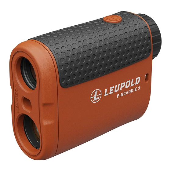 Leupold PinCaddie 3 User Manual