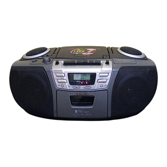 Aiwa CSD-ED78 Service Manual