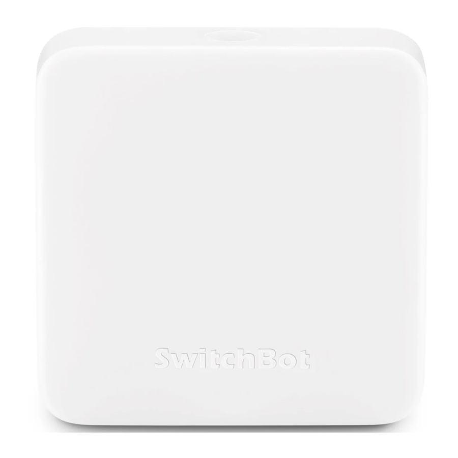 SwitchBot Hub Mini Manual