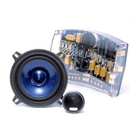 Alpine SPX-F13M Car Speaker Set Manuals