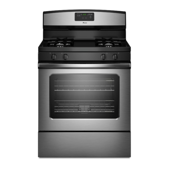 Amana AGR5844VDW5 Installation Instructions Manual